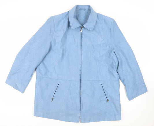 Womens UK Size 18 Damart Blue Jacket