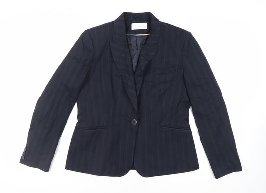 Womens UK Size 16 AMARANTO Blue Jacket