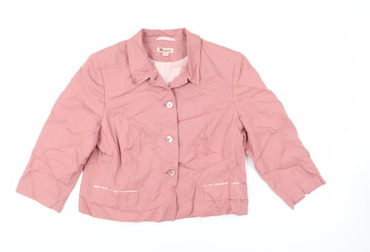 Womens UK Size 18 Monsoon Pink Jacket
