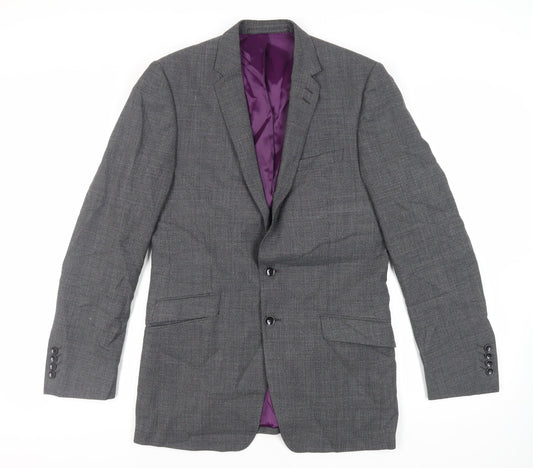 Mens UK Size 38 Autograph Regular Grey Suit Jacket