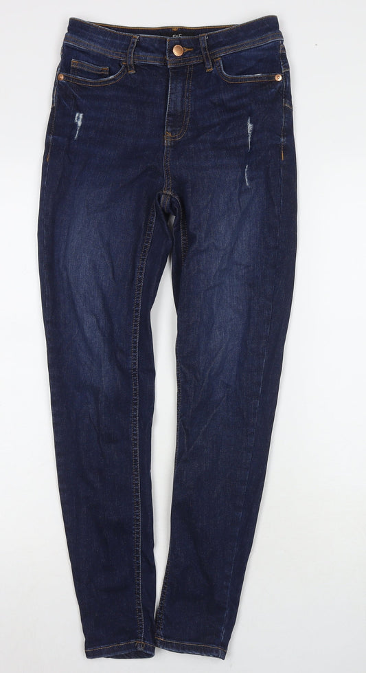 Womens UK Size 6 F&F Regular Fit Skinny Blue Jeans