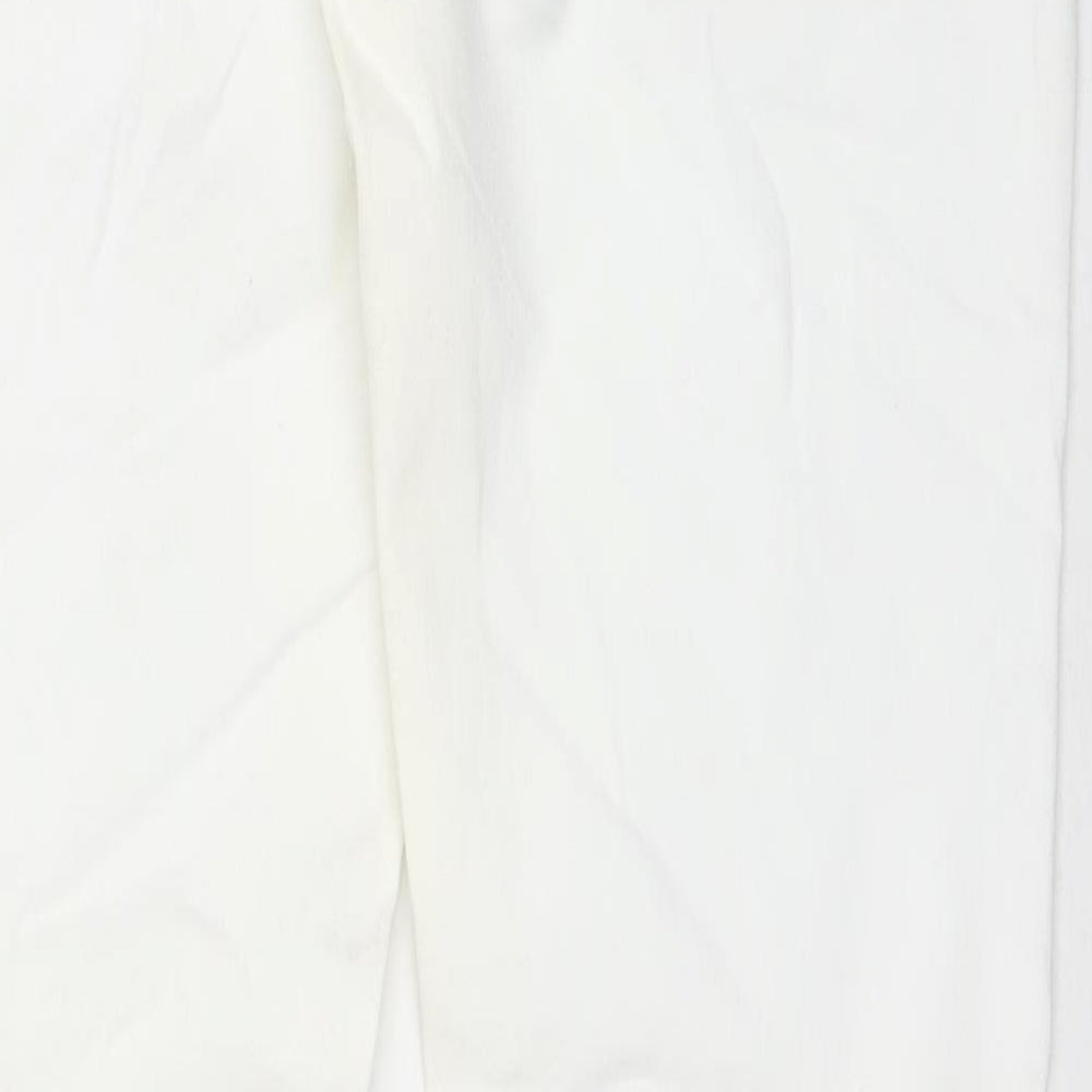 Mens UK Size 34 in NEXT Regular Fit Straight White Jeans
