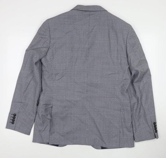 Mens UK Size 40 Marks and Spencer Regular Grey Suit Jacket