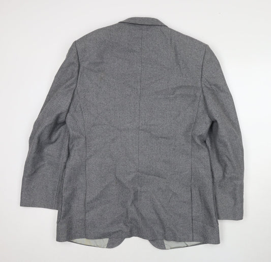 Mens UK Size 44 Hugo James Regular Grey Suit Jacket