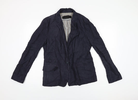 Womens UK Size L Zara Blue Jacket