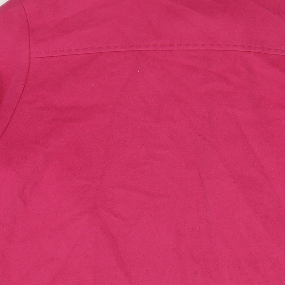 Womens UK Size 14 Marks and Spencer Pink Overcoat
