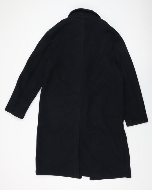 Womens UK Size S Zara Blue Overcoat