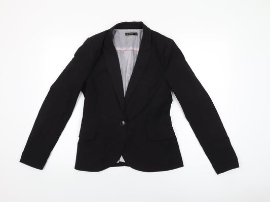 Womens UK Size S Stradivarius Black Jacket