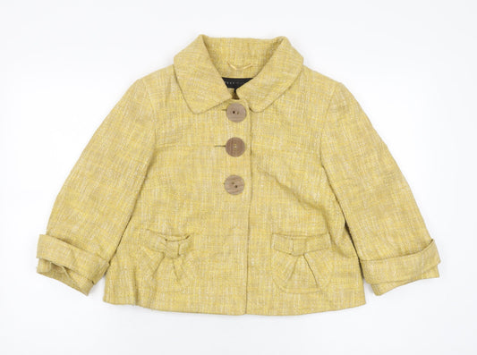 Womens UK Size 10 NEXT Yellow Jacket