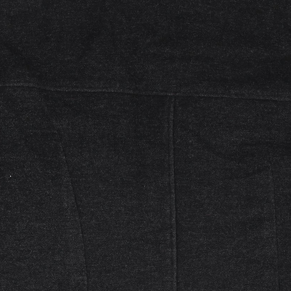 Mens UK Size S Debenhams Black Overcoat