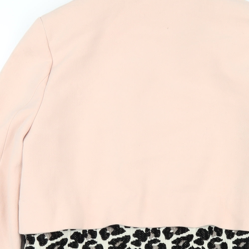 Womens UK Size 12 River Island Pink Overcoat