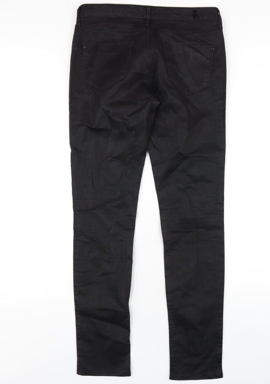 Womens UK Size 10 H&M Regular Fit Skinny Black Jeans