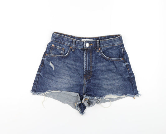 Womens UK Size 10 Denim & Co. Regular Fit Cut-Off Shorts