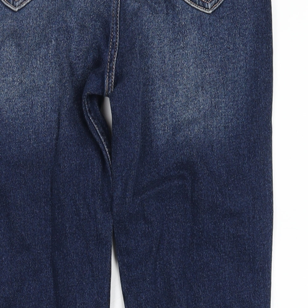 Hollister Womens Blue Cotton Mom Jeans Size 24 L27 in Regular Zip