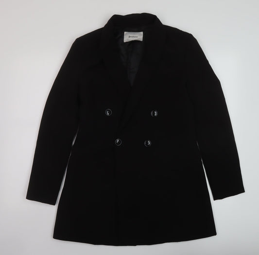 Womens UK Size M Stradivarius Black Jacket