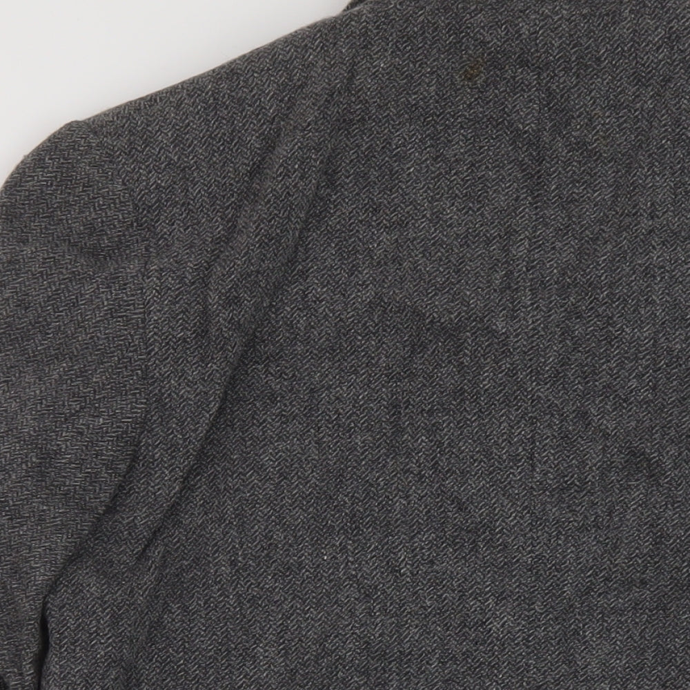 Womens UK Size 14 Marks and Spencer Grey Overcoat