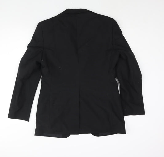 Mens UK Size 36 Hornes Regular Black Suit Jacket
