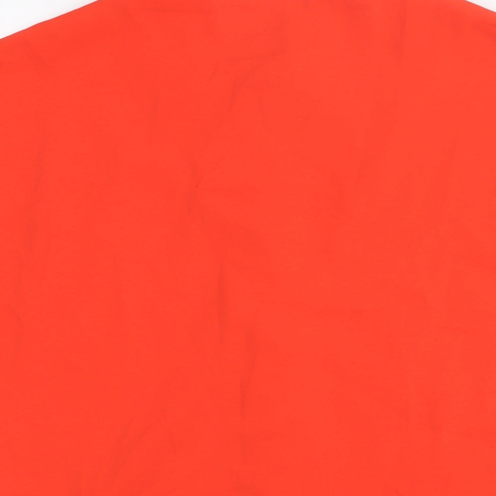 Womens UK Size 10 Marks and Spencer Red Basic Blouse