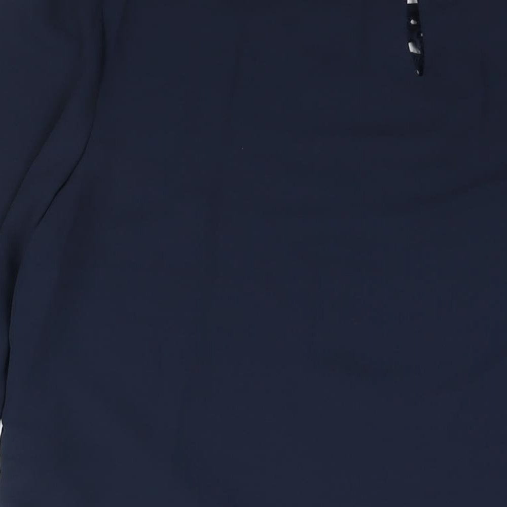 Womens UK Size 12 Marks and Spencer Blue Basic Blouse