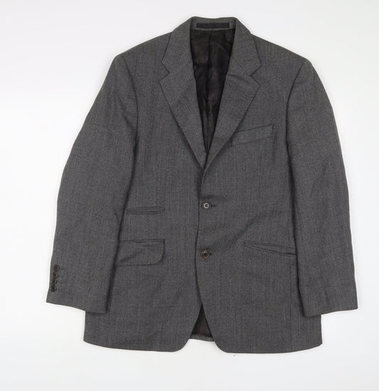 Mens UK Size 38 Autograph Regular Grey Suit Jacket