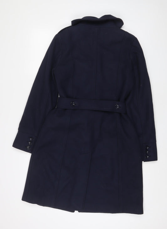 Womens UK Size M Gap Blue Overcoat