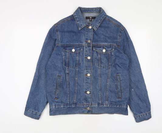 Womens UK Size 6 Missguided Blue Jacket