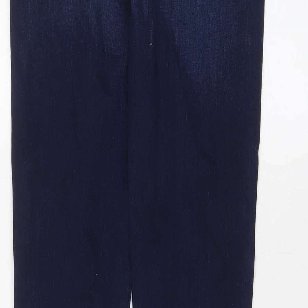 Womens UK Size 24 in J Brand Regular Fit Skinny Blue Jeans
