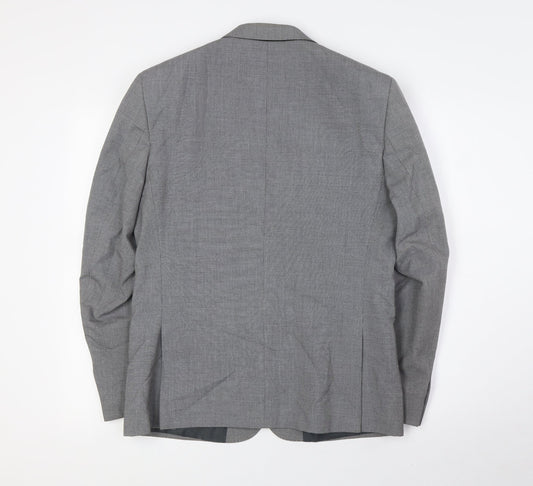 Mens UK Size 38 Marks and Spencer Regular Grey Suit Jacket