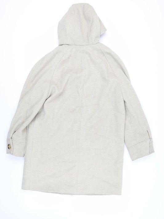 Womens UK Size 12 Marks and Spencer Beige Overcoat