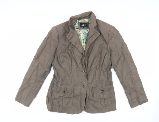 Womens UK Size 12 Per Una Brown Jacket