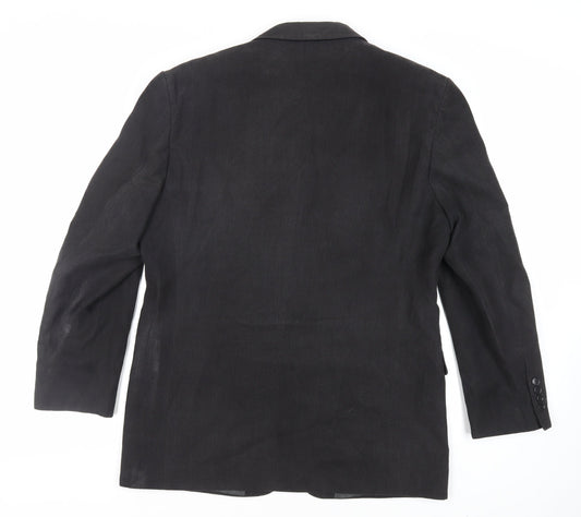 Mens UK Size 40 Marks and Spencer Regular Black Suit Jacket