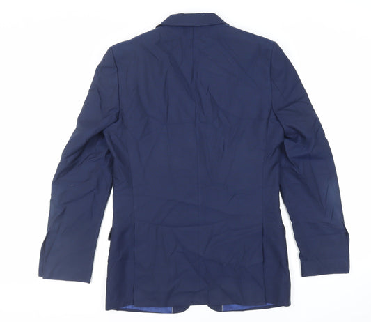 Mens UK Size 38 Marks and Spencer Regular Blue Suit Jacket