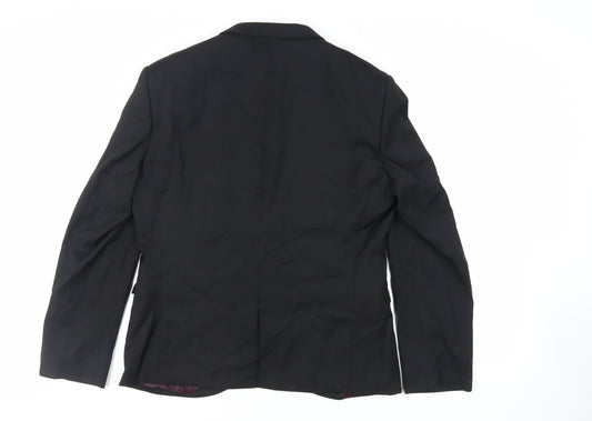 Mens UK Size 40 NEXT Regular Black Suit Jacket