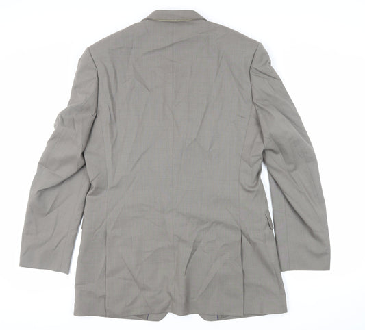 Mens UK Size 40 Burton Regular Grey Suit Jacket