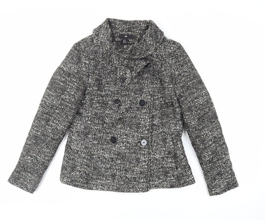 Womens UK Size 10 H&M Grey Jacket