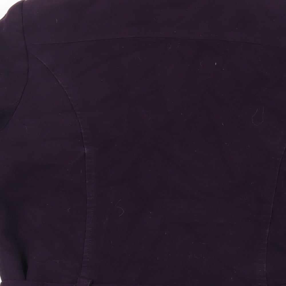 Womens UK Size 16 BHS Purple Pea Coat
