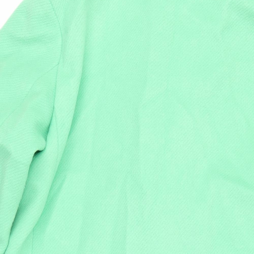 Womens UK Size 14 Marks and Spencer Green Overcoat