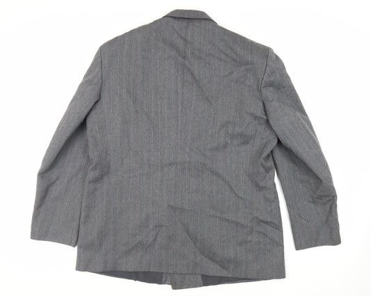 Mens UK Size 46 Harbarry of England Regular Grey Suit Jacket