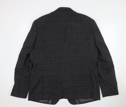 Mens UK Size 48 Burton Regular Grey Suit Jacket