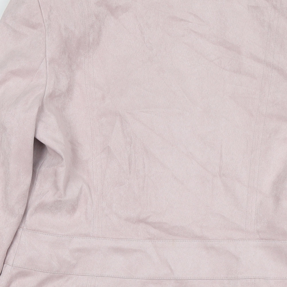 Womens UK Size 14 NEXT Pink Pea Coat