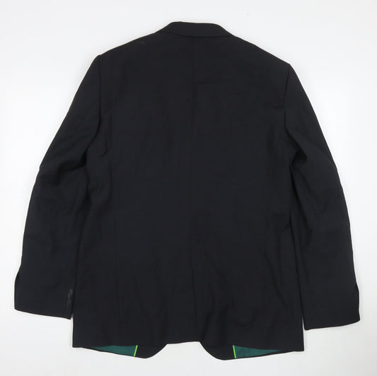Mens UK Size 40 Dimensions Regular Black Suit Jacket