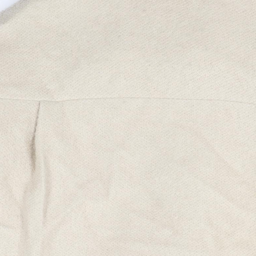 Womens UK Size S Monki Beige Overcoat