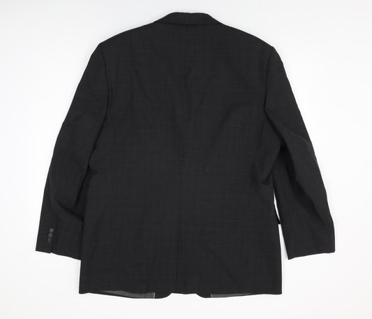 Mens UK Size 44 Marks and Spencer Regular Black Suit Jacket