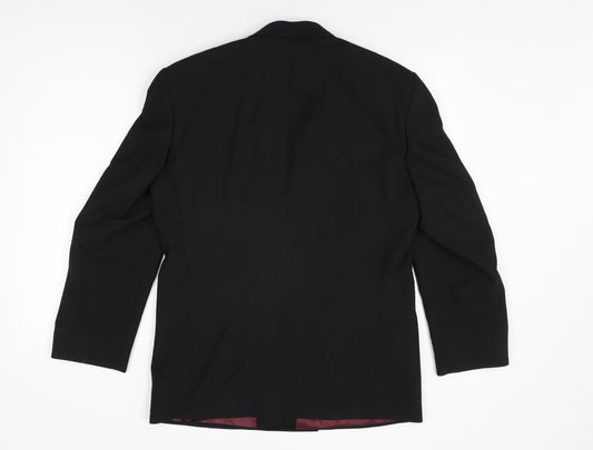 Mens UK Size 38 Marks and Spencer Regular Black Suit Jacket