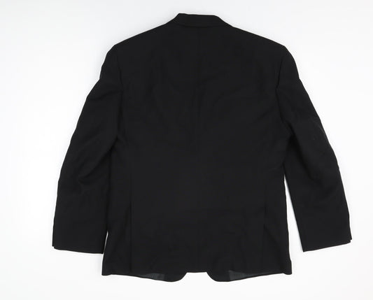 Mens UK Size 40 Weidenmann Regular Black Suit Jacket