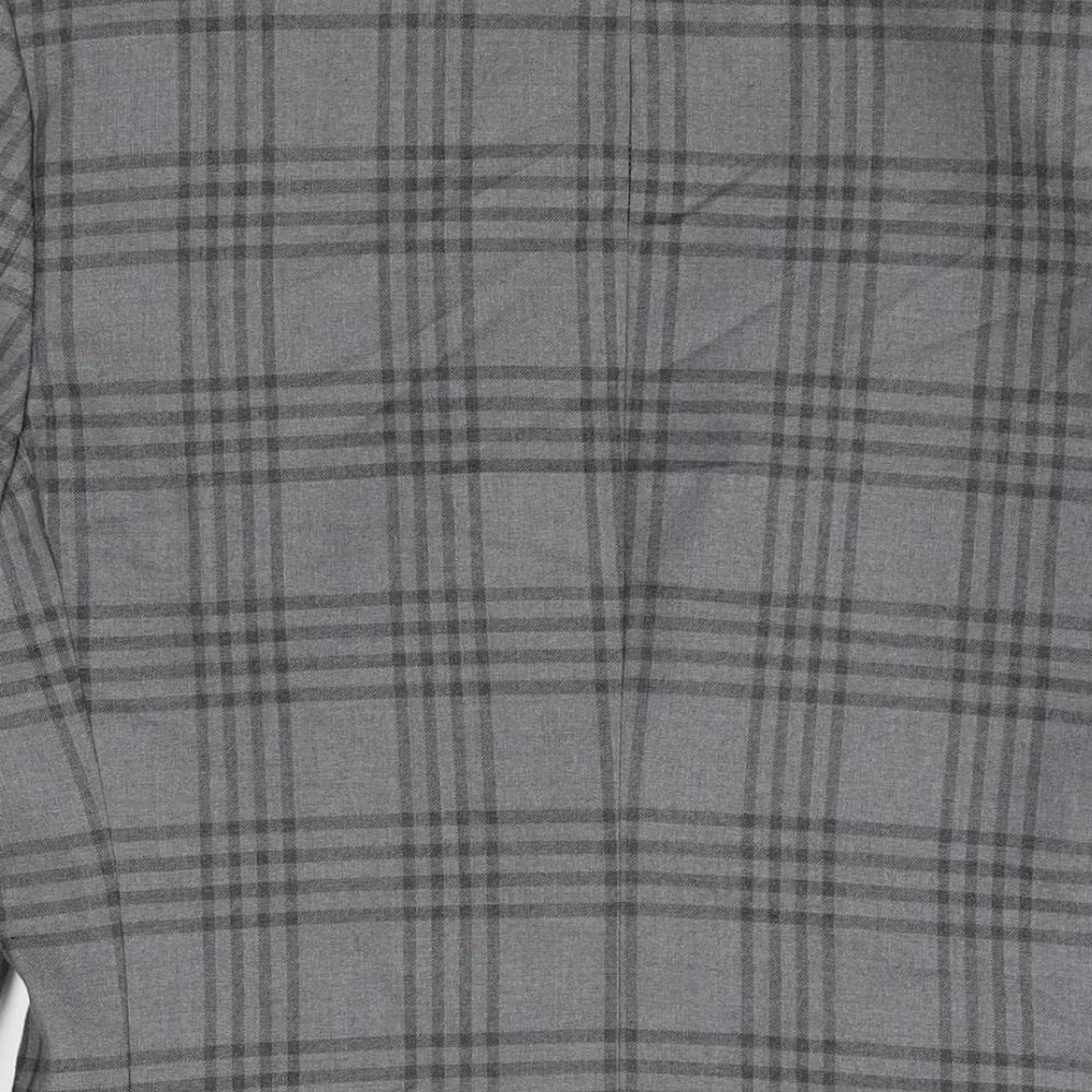 Mens UK Size 38 Moss London Regular Grey Suit Jacket