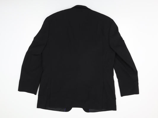 Mens UK Size 44 Evolution Regular Black Suit Jacket