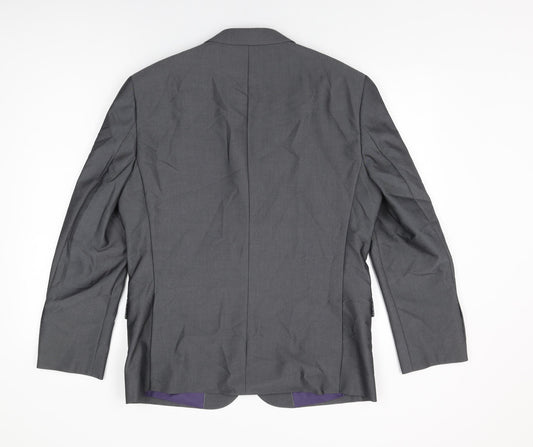 Mens UK Size 40 Sawyers & Hendricks Regular Grey Suit Jacket