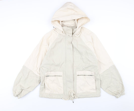 Womens UK Size M Topshop Beige Jacket