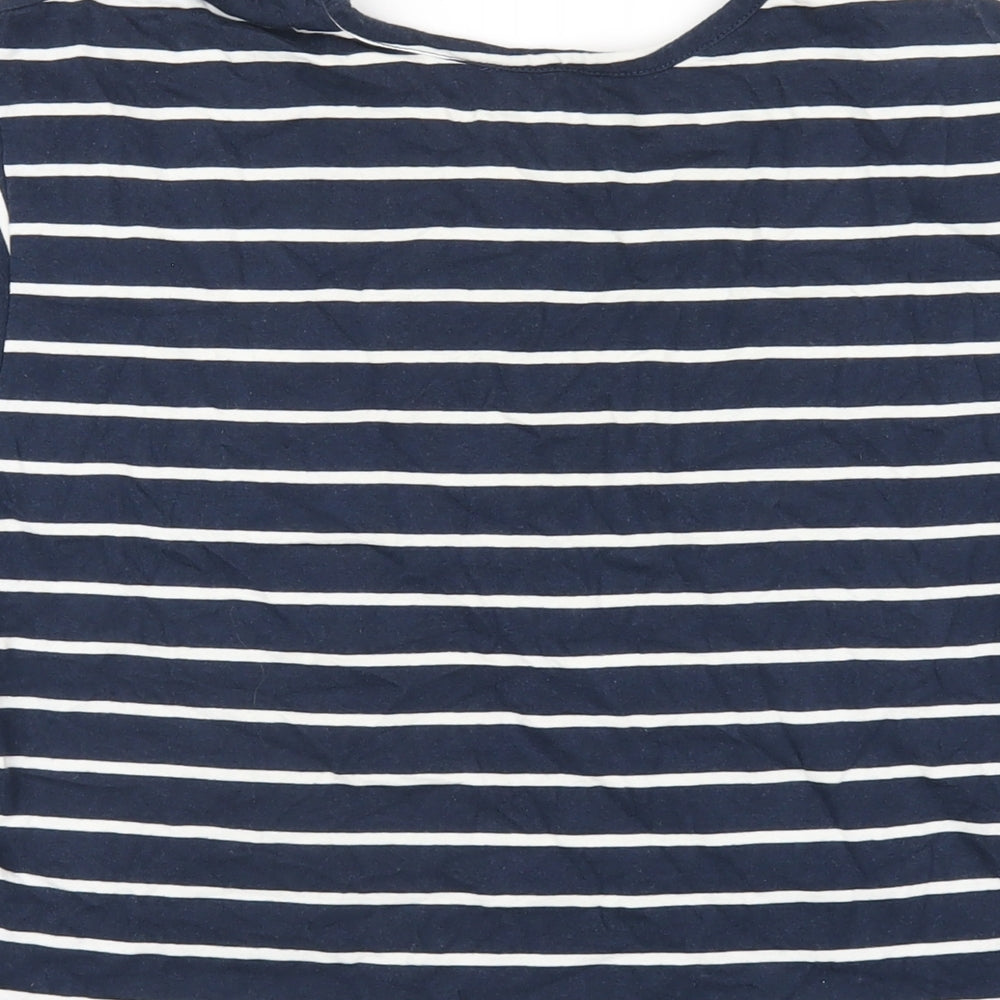 Womens UK Size 12 Miso Blue Basic T-Shirt